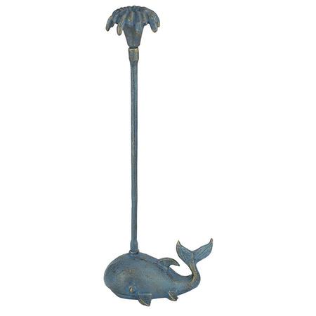 Design Toscano Whale of a Tale Sculptural Iron Paper Towel Holder QH161079